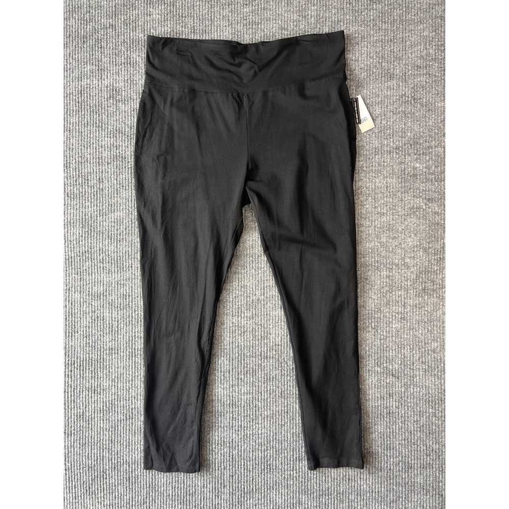 BP Black Cotton Blend High Rise Leggings Plus Size 2X NWT Minimalist Capsule